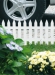 Plastový ozdobný plot - Garden Classic biely v. 52cm  (bal.6ks/3,5m)