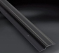 Nopová fólia - ukončovacia lišta PVC čierna 8mm(2m)